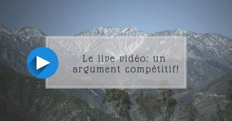 Social média: Le live vidéo, un argument compétitif