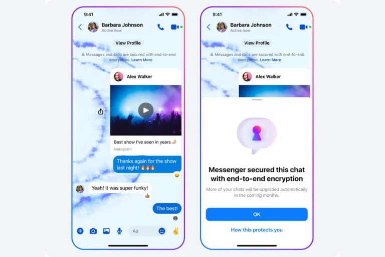 Facebook Messenger : davantage de fonctionnalités avec les conversations chiffrées