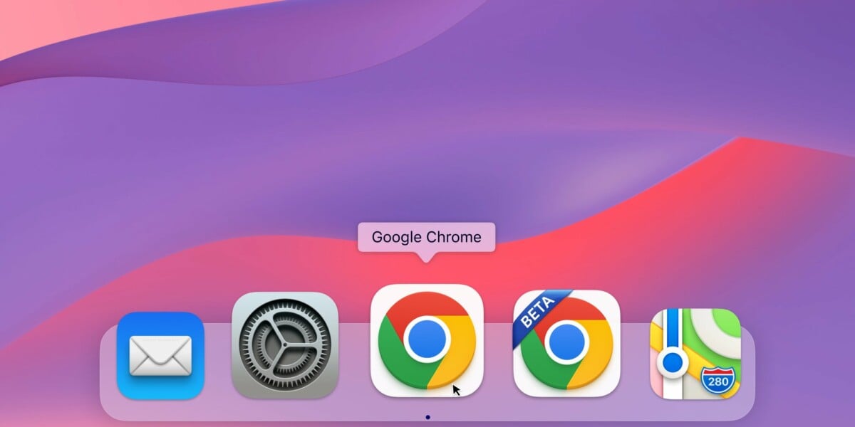 La nouvelle icône de Chrome sur macOS