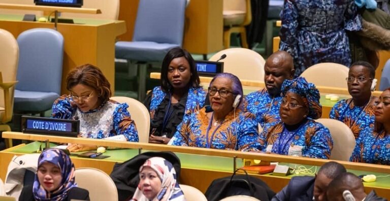 AIP/Inter/ CSW67: Aux Nations Unies, Nassénéba Touré présente les acquis de la Côte d’Ivoire en matière d’inclusion digitale des femmes